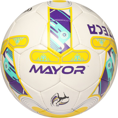 

Mayor Azteca Football - Size: 5(Pack of 1, White, Yellow, Purple)
