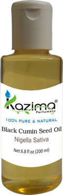 

KAZIMA Black Cumin Seed Essential Oil (200ML) 100% Pure Natural & Undiluted For Skin care & Hair treatment(200 ml)