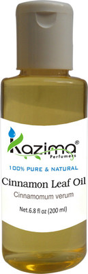 

KAZIMA Cinnamon leaf (Dalchini) Oil (200ML) 100% Pure Natural & Undiluted For Skin care & Hair treatment(200 ml)
