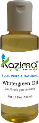 

KAZIMA Wintergreen Essential Oil (200ML) 100% Pure Natural & Undiluted For Skin care & Hair treatment(200 ml)