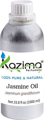 

KAZIMA Jasmine Essential Oil (1000ML) 100% Pure Natural & Undiluted For Skin care & Hair treatment(1000 ml)