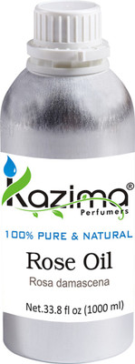 

KAZIMA Rose Essential Oil (1000ML) 100% Pure Natural & Undiluted For Skin care & Hair treatment(1000 ml)