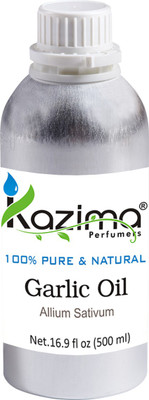 

KAZIMA Garlic Essential Oil (500ML) 100% Pure Natural & Undiluted For Skin care & Hair treatment(500 ml)