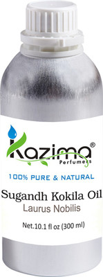 

KAZIMA Sugandh Kokila Essential Oil (300ML) 100% Pure Natural & Undiluted For Skin care & Hair treatment(300 ml)