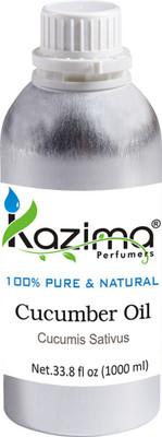 

KAZIMA Cucumber Seed Essential Oil (1000ML) 100% Pure Natural & Undiluted For Skin care & Hair treatment(1000 ml)