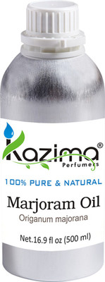 

KAZIMA Marjoram Essential Oil (500ML) 100% Pure Natural & Undiluted For Skin care & Hair treatment(500 ml)