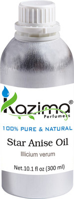 

KAZIMA Star Anise Essential Oil (300ML) 100% Pure Natural & Undiluted For Skin care & Hair treatment(300 ml)