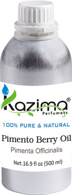 

KAZIMA Pimento Berry Essential Oil (500ML) 100% Pure Natural & Undiluted For Skin care & Hair treatment(500 ml)