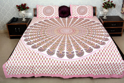 

Naiwal Fashion 150 TC Cotton Double King Printed Bedsheet(Pack of 1, Multicolor)