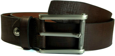 

Ammvi Creations Men Formal, Evening, Party, Casual Brown Genuine Leather Belt