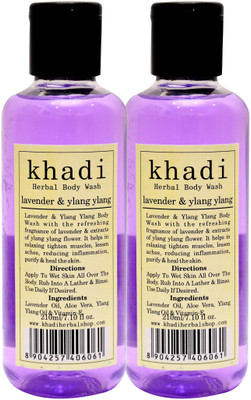 

Khadi Vagad's Khadi Lavender & Ylang Ylang Body Wash(420 ml, Pack of 2)