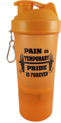

Hyper Adam AN-34 Trendy Shaker With Tablet And protein Compartment 600 ml Shaker(Pack of 1, Orange)