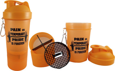 

Hyper Adam AN-34 Smart Shaker With Tablet And protein Compartment 600 ml Shaker(Pack of 1, Orange)