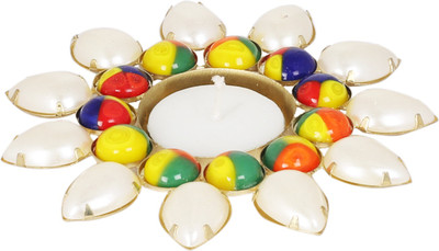 

Ambbi Collections Melamine Tealight Holder(Multicolor, Pack of 1)