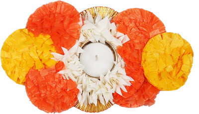 

Ambbi Collections Melamine Tealight Holder(Multicolor, Pack of 1)