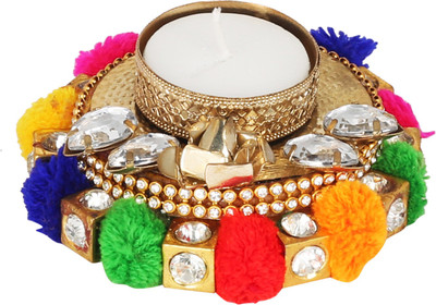 

Ambbi Collections Melamine Tealight Holder(Multicolor, Pack of 1)