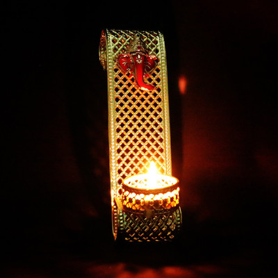 Ambbi Collections Melamine Tealight Holder(Red, Pack of 1)