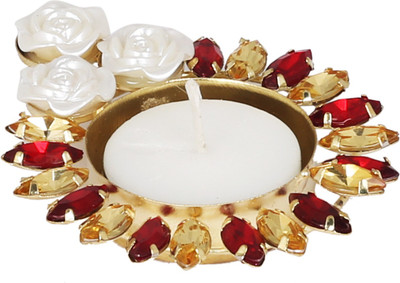 

Ambbi Collections Melamine Tealight Holder(Red, Pack of 1)
