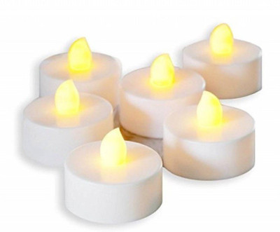 

GRAH PRAVESH Light Candles Diwali Gift /Home Decor/ Wedding/ birthday/ festivals / anniversary / all purpose /gift - Yellow (Box of 24) Showpiece - 16 cm (Plastic, Multicolor) LED Candle Candle(Gold, Pack of 23)