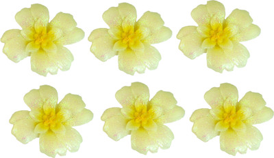 

Ammvi Creations White Flower Floating Set of 6 Diwali Candle Candle(White, Pack of 6)
