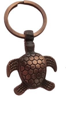 JOSHISNEST Feng Shui Metallic Tortoise Key Chain(Brown)