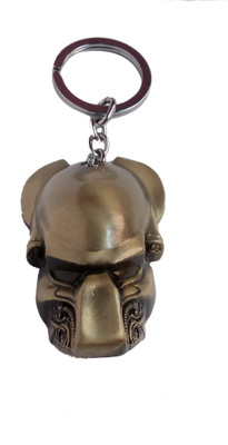 

JOSHISNEST Metallic Predator Face Key Chain(Brown)