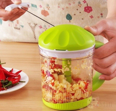 

Dragon Multi food processor Manual Hand Pull Speedy Chopper Chopper(1 chopper), Green