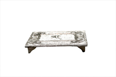 

Arham Handicrafts CSS03 Aluminium All Purpose Chowki(Silver, Pack of 1)