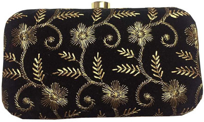 

iconic jewellery Party Black Clutch