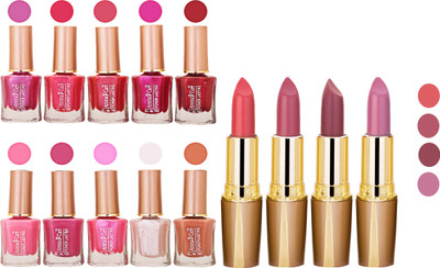 

Aroma Care Wholesale Rate Combo Of Nail Polish And RG Lipstick 79(Set of 2)