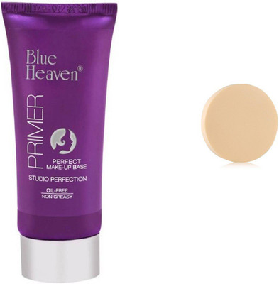 

Blue Heaven Oil Free Long Lasting Studio Perfection Primer with single sponge(Set of 2)