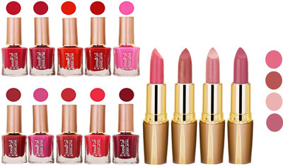 

Aroma Care Wholesale Rate Combo Of Nail Polish And RG Lipstick 50(Set of 2)