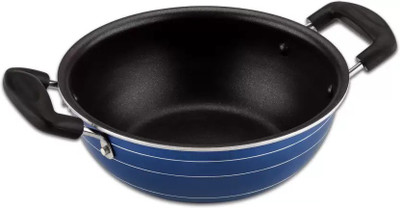 

The Kitchen Queen Non stick Kadai with lid 220 mm (2 Ltr) Cookware Set(Aluminium, 1 - Piece), Blue