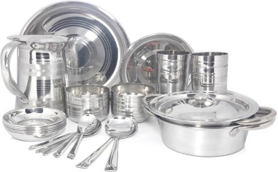 

bartan hub Pack of 41 Dinner Set(Steel)