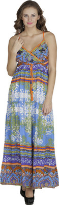 

Svt Ada Collections Women's Maxi Blue Dress