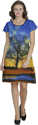 

Svt Ada Collections Women's A-line Blue Dress