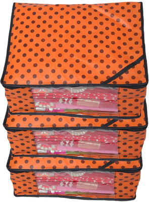 

Kuber Industries Designer " Non Woven Polka Dots Designer Saree Cover Set of 3 Pcs (Orange) " NONWOVENNWSC40(Orange)