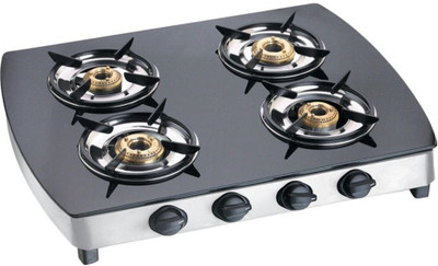 

yallowchilli 01234 Stainless Steel Manual Gas Stove(4 Burners)