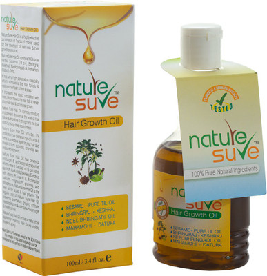 Nature Sure Hair Growth Oil ( with Bhringraj, Sesame)- 100ml Hair Oil(100 ml)
