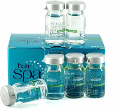 

L'Oreal Paris Hair Spa Purifying Concentrate For Anti-Dandruff - Pack Of 6 Ampules(8 ml)