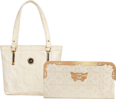 

Louise Belgium Hand-held Bag(White)