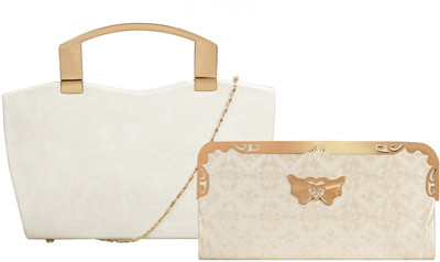 

Louise Belgium Hand-held Bag(White)