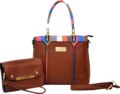 

aginos Hand-held Bag(Brown)