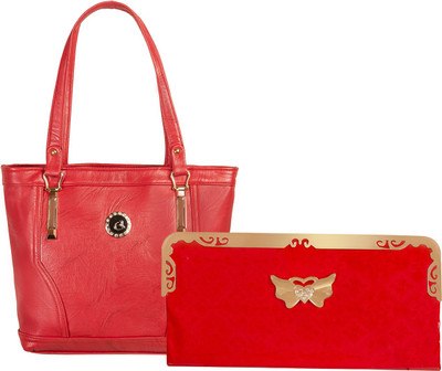 

Louise Belgium Hand-held Bag(Red)