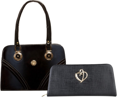 

Louise Belgium Hand-held Bag(Black)