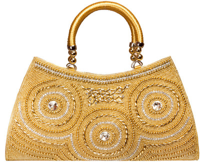 Louise Belgium Hand-held Bag(Gold)