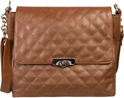 

Louise Belgium Women Casual Brown Leatherette Sling Bag