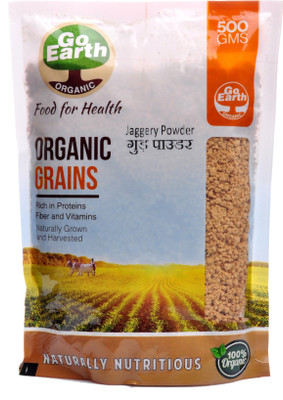 

Go Earth Organic Jaggery Powder Jaggery(500 g)