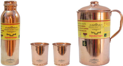 

Indian Craft Villa Water Jug Set(3750 L, Pack of 4)