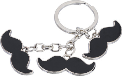 

Shubheksha Triple Mustache Metallic (KC-133) Key Chain